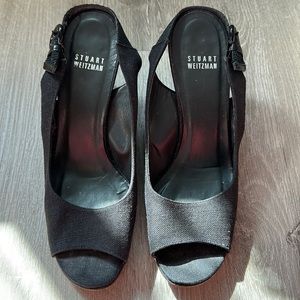 Stuart weitzman leopard short heel